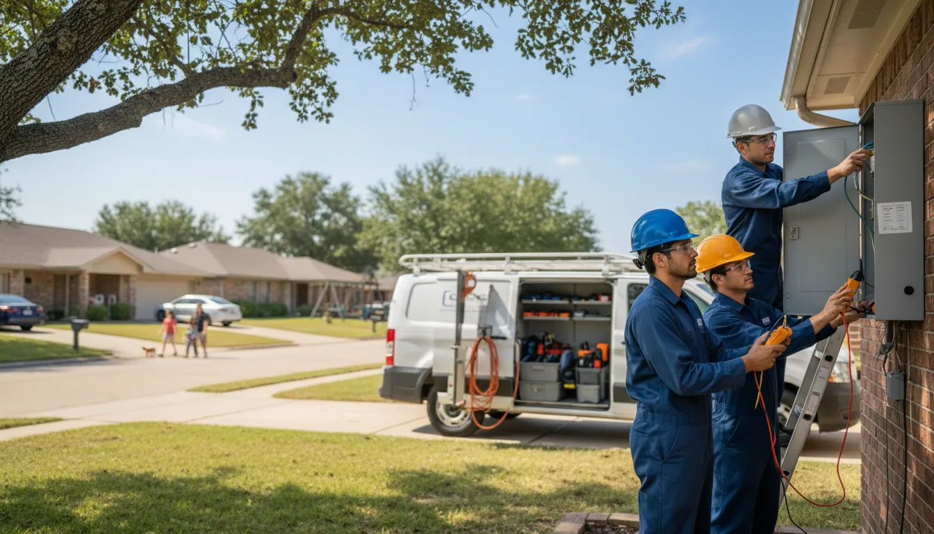 Certified electrician providing emergency electrical services in Brule, NE